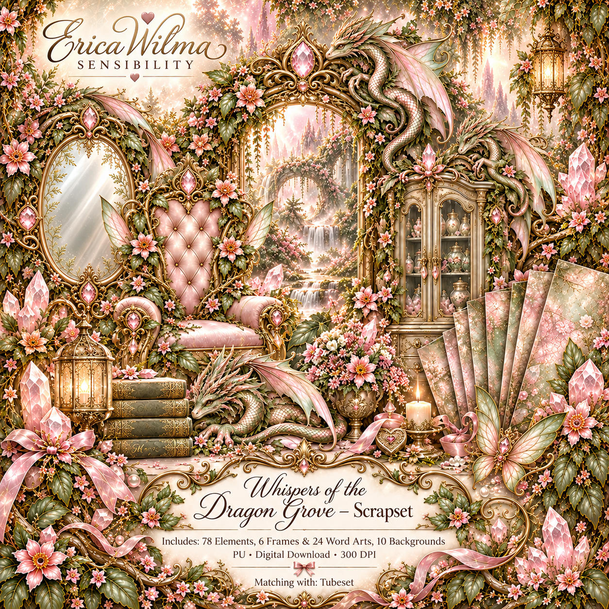 (image for) EW AI Whispers of the Dragon Grove - Scrapset 2026